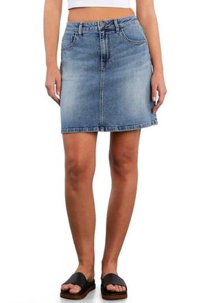 HINT OF BLU A-Line Denim Skirt in Classic Blue at Nordstrom, Size 25