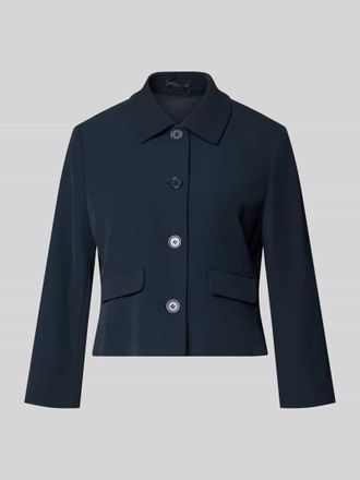 Betty Barclay Regular Fit Blazer mit Umlegekragen in Marine, Gr&ouml;&szlig;e 36