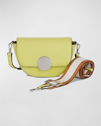Oryany Lottie Saddle Leather Crossbody Bag