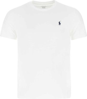 Polo Ralph Lauren Camiseta de punto de canal&eacute; personalizada de corte entallado - Tops - Hombre - Blanco - 2XL