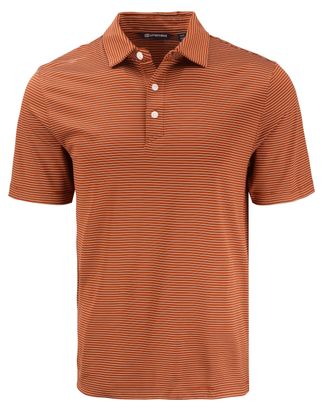 Cutter & Buck Forge Eco Fine Line Stripe Stretch Recycled Mens Polo