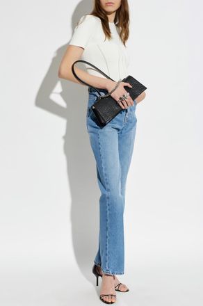 Alexander McQueen T-shirt With Decorative Knit, Womens, White