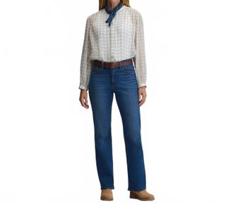 Eddie Bauer Venture Stretch High-Rise Bootcut Jeans In Misty Blue