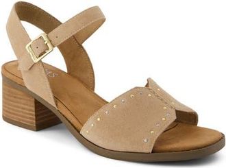 Toms Eloise Block Heel Sandal in Medium Beige at Nordstrom, Size 5.5