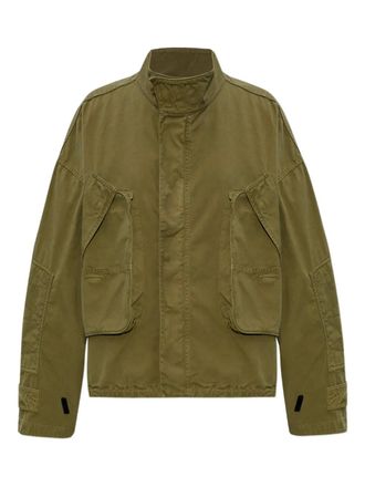 The Attico Pockets Detail jacket - Groen