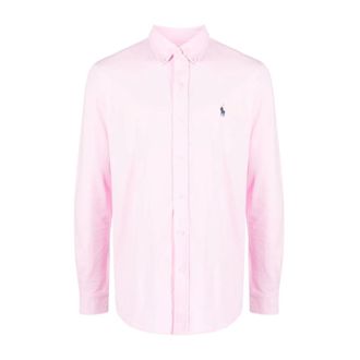 Ralph Lauren Casual Shirts, male, Pink, Size: XL Logo Shirt