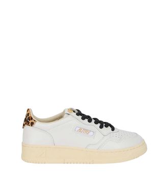 Autry White Animal Print Sneakers