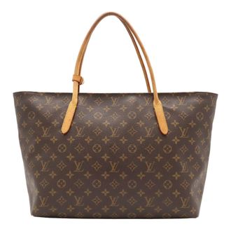 Louis Vuitton Brown Vinyl Shoulder Bag Tote Bag (Pre-Owned)