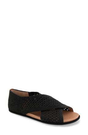 Gentle Souls Laniey Sandal in Black Knit at Nordstrom, Size 6.5