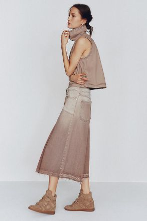 Silent D Sara High-Top Wedge Sneakers