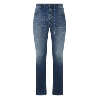 Diesel Slim-fit Jeans, male, Blue, Size: W26 Krooley-Y-Ne Jogg Jeans