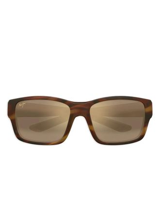 Maui Jim Mangroves zonnebril met schildpadschild-design - Bruin