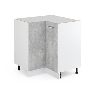 Vicco Armario De Esquina R-line, Hormig&oacute;n, 75.6 Cm Sin Encimera, Vicco