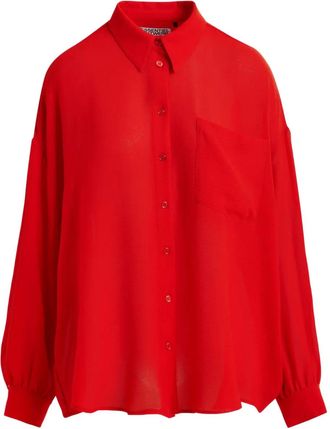 Essentiel Camicia con ruches - Rosso