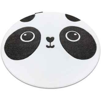 RugsX Alfombra Petit Panda C&iacute;rculo Blanco Beige Circulo 160 Cm