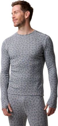 Backcountry Cedars Rws Merino Mid-Wt Baselayer Crew Top - Mens in Goat Path Print at Nordstrom, Size Xx-Large