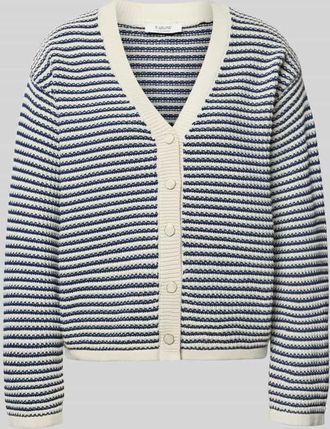 b.young B.Young Cardigan mit V-Ausschnitt Modell MIKALA in Sand, Gr&ouml;&szlig;e XXL