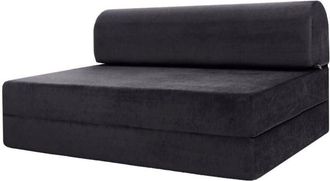 Calicosy Sofá cama de tela de terciopelo L120 cm - MAGIC