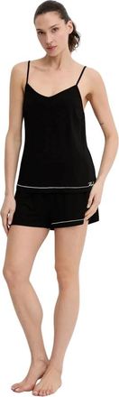 Karl Lagerfeld Two-piece Pyjama Set - Dames - Korte kleedjes - Zwart - M - Tweed - Kleedjes