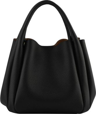 Pourchet Citrouille Bag - Dames - Handtassen - Zwart - ONE Size - Leer - Tassen