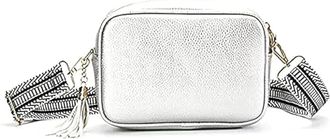 Generic Ladies Leather Crossbody Bag for Women - Small Shoulder Handbag with Adjustable Strap, Genuine PU Travel Bags, Daily Wide Strap Bag for Work, Nights O