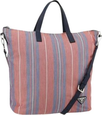 Prada Pre-owned Tote Bags, female, Multicolor, Size: ONE SIZE Pre-owned Vintage Tote Bag