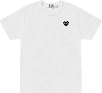 Comme Des Garçons T-shirt con ricamo - Bianco