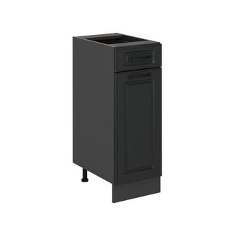 Vicco Mueble Bajo De Cocina R-line, Antracita Casa De Campo, 30 Cm Sin Encimera Vicco