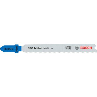 Bosch 100 Hojas De Sierra De Calar Pro Metal Medium T121afc (para Chapas De Acero, Chapa De Acero, Longitud 92 Mm, Sierra De Calar Profesional) - Bosch