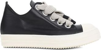 Rick Owens Jumbolace leather sneakers - Black