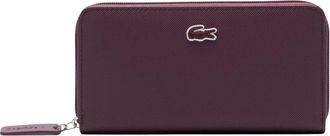 Lacoste Grand portefeuille zipp&eacute; L.12.12 Concept - Dames - Portefeuilles - Bruin - ONE Size - Accessoires
