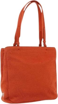 Prada Pre-owned Tote Bags, female, Orange, Size: ONE SIZE Pre-owned Vintage Tote Bag
