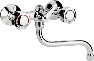 Sirius Gruppo lavello a parete attacco lavatrice e snodo inferiore lavello lara