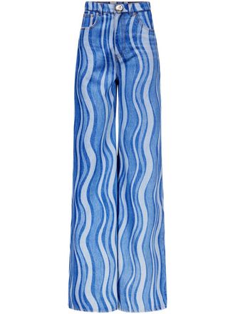 Area Sunray wide-leg jeans - Blue