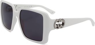 Gucci Grey Square Ladies Sunglasses GG1692S 003 54