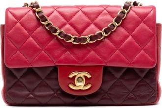 Chanel Pre-owned New Mini Classic Flap Bag - - Pre-owned - Donna - Rosso - ONE SIZE