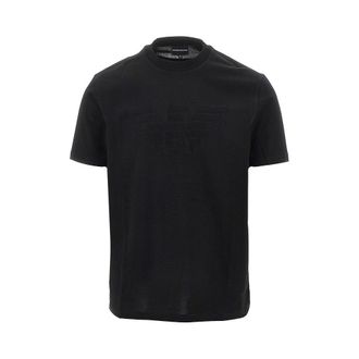 Emporio Armani Jacquard Eagle T-shirt Man XS