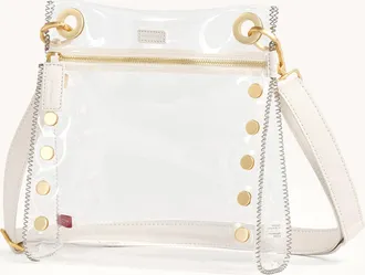 Hammitt Hammitt Tony Clear Calla Lily White Brushed Gold Med