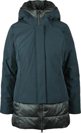 Bomboogie Slim-Fit Forest Green Short Jacket with Padded Hem