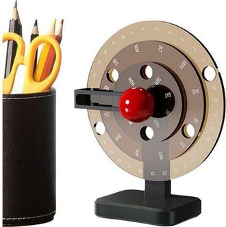 OEM Calendario De Escritorio Acr&iacute;lico: Accesorio De Escritorio &Uacute;nico, Decoraci&oacute;n Pr&aacute;ctica, Calendario De Madera Con Bloques De Fechas, Calendario Perpetuo