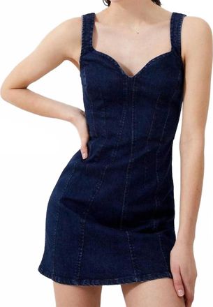 French Connection Cara Denim Dress In Blue