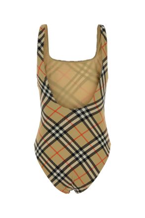 Burberry Womens Printed Stretch Nylon Swimsuit Sand Polyamide (nylon) Elastane Costumi Da Bagno