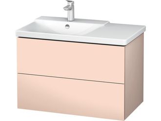 Duravit Duravit L-cube Mueble De Pared De 820mm De Ancho, Profundidad 481, 2 Cajones, Cabe p3 Comfort Art&iacute;culo 233385, Cuenca Izquierda, Color: Albaricoque Pe