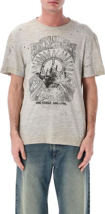 Golden Goose Light Grey Pullover T-Shirt