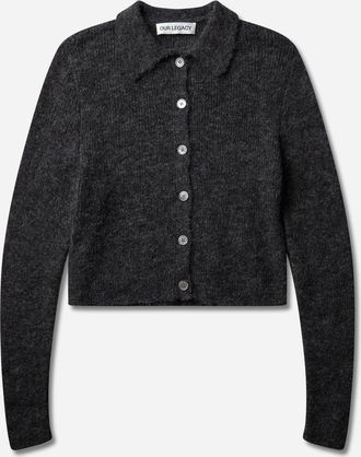 Our Legacy Women s Mazzy Polo Charcoal Melange