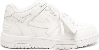 Off-white Out Of Office Kalfsleer - Heren - Sneakers - Wit - 41 EU - Leer - Schoenen