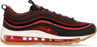 Nike Air Max 97 Lage Sneaker Zwart/Rood/Wit - Heren - Hardloopschoenen - Rood - 44 EU - Fitness