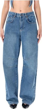 Marine Serre Donna, Jeans, Blu, M, new