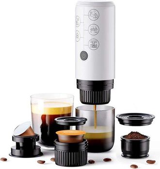 OEM Cafetera Espresso Port&aacute;til Recargable Para Viajes Y Hogar, 3 En 1, Compatible Con C&aacute;psulas De Caf&eacute;, Cafetera Autom&aacute;tica