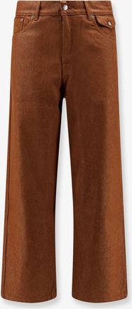 Walk In Paris Pantaloni Baggy in denim brown - WALK IN PARIS - gender_Man